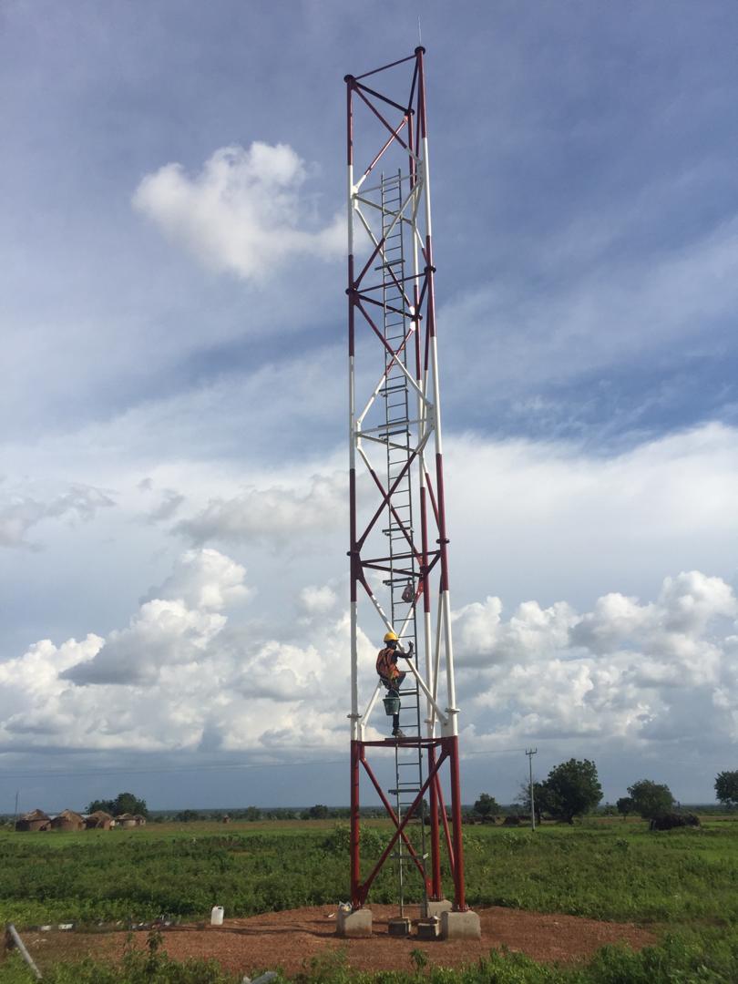 Tour GSM 2G au Ghana | Services de connexion internet sans fil et mobile en région rurale | NuRAN Wireless - Solutions de réseaux sans fil et mobile